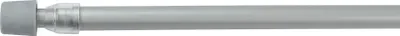 SN DECO Klemmstange Easy rund chrom-matt 9 mm 80-120 cm 2er-Set