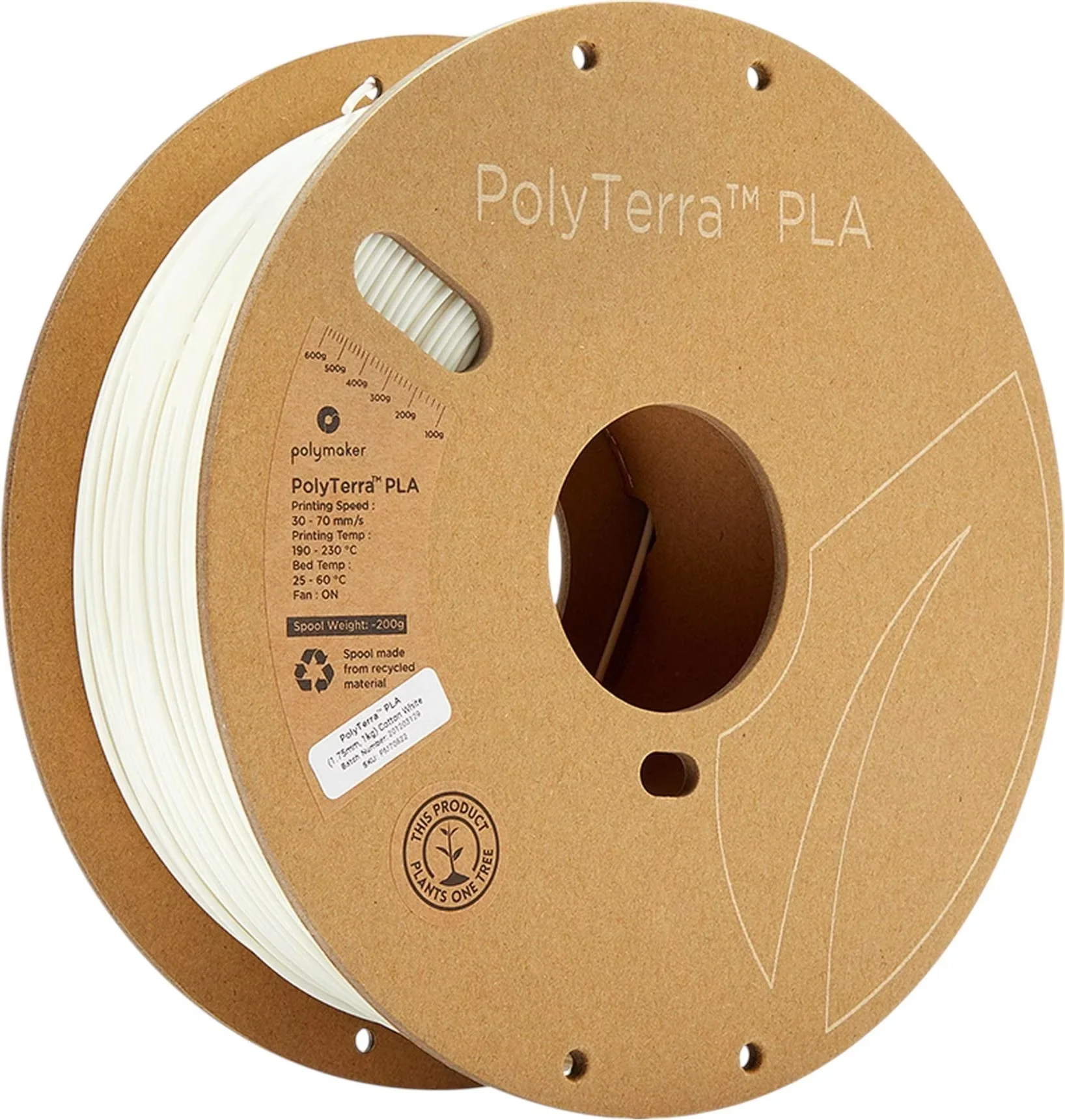 Polymaker PolyTerra PLA 3D Drucker Filament