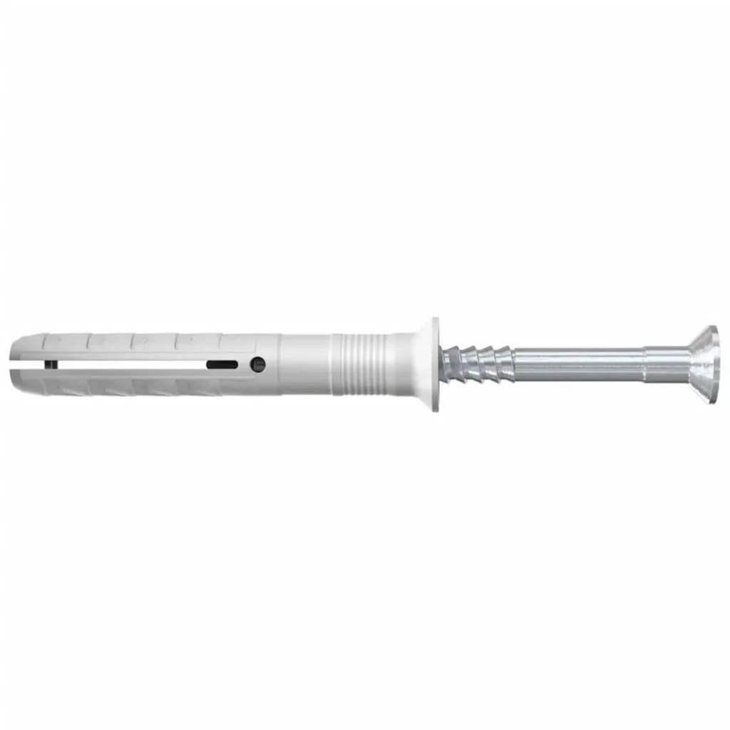 Fischer Dübel 050353 Nylondübel Schraube PZ2 verzinkt 80x6 mm