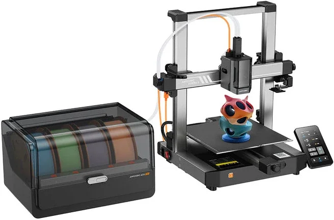 Anycubic Kobra 3 Combo Mehrfarben 3D Drucker mit Filamenttrockner