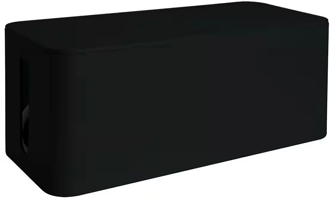 MEDIARANGE Kabelbox M schwarz Kabelmanagement Cable Tidy Box