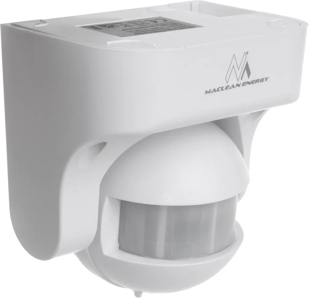 MACLEAN PIR-Bewegungsmelder Dämmerungssensor IP44 weiß MCE358 W