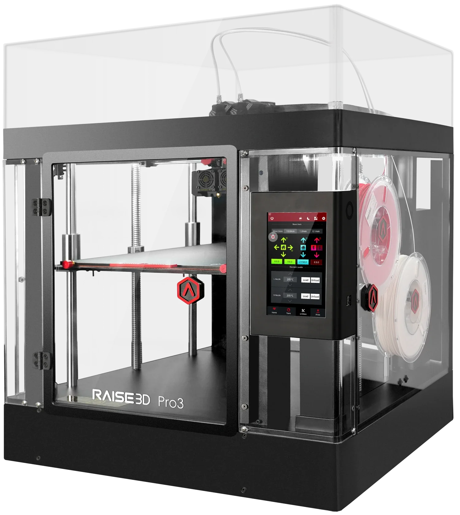 Raise3D Pro3 HS Dual-Extruder 3D-Drucker für Verbundwerkstoffe