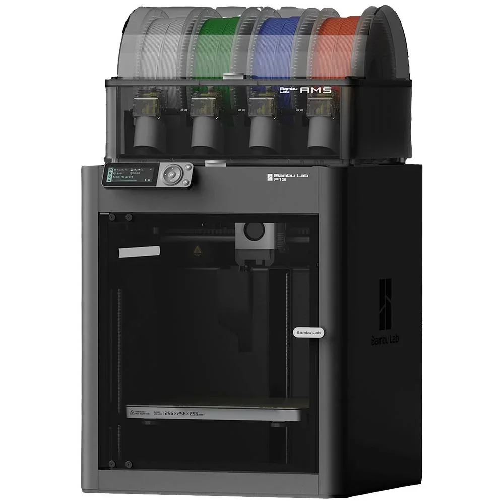 BambuLab P1S Combo 3D Drucker mit AMS Kamera Software Filament