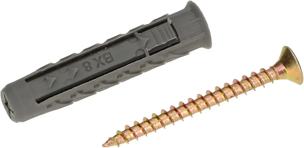 KOTARBAU Universaldübel mit Holzschrauben 20 Stück 8x40 mm