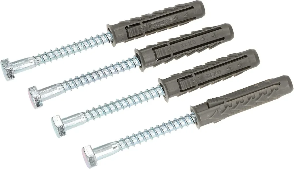 KOTARBAU Universaldübel mit Sechskantschraube 8 Stück 12x80 mm