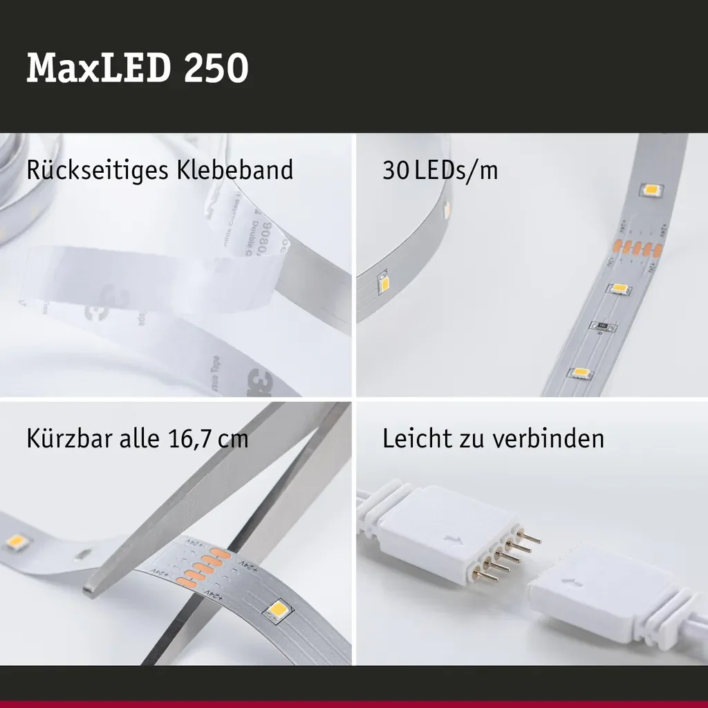 Paulmann MaxLED 250 LED Streifen Tunable White Erweiterung