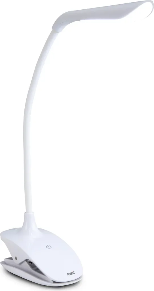 Fysic FL-11 wiederaufladbare LED Klemmleuchte weiß