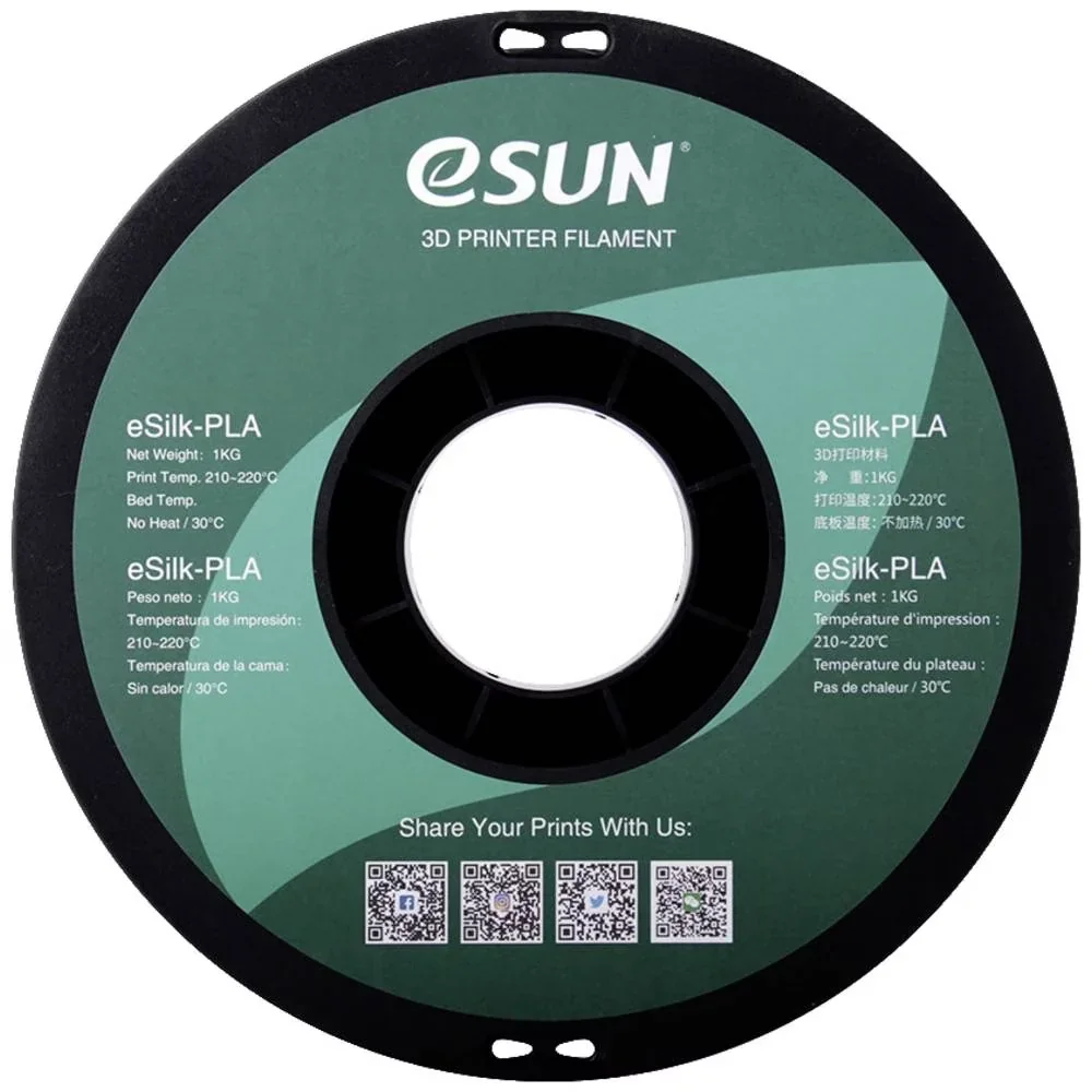 ESUN eSilk PLA 3D Druck Filament Seidenglanz