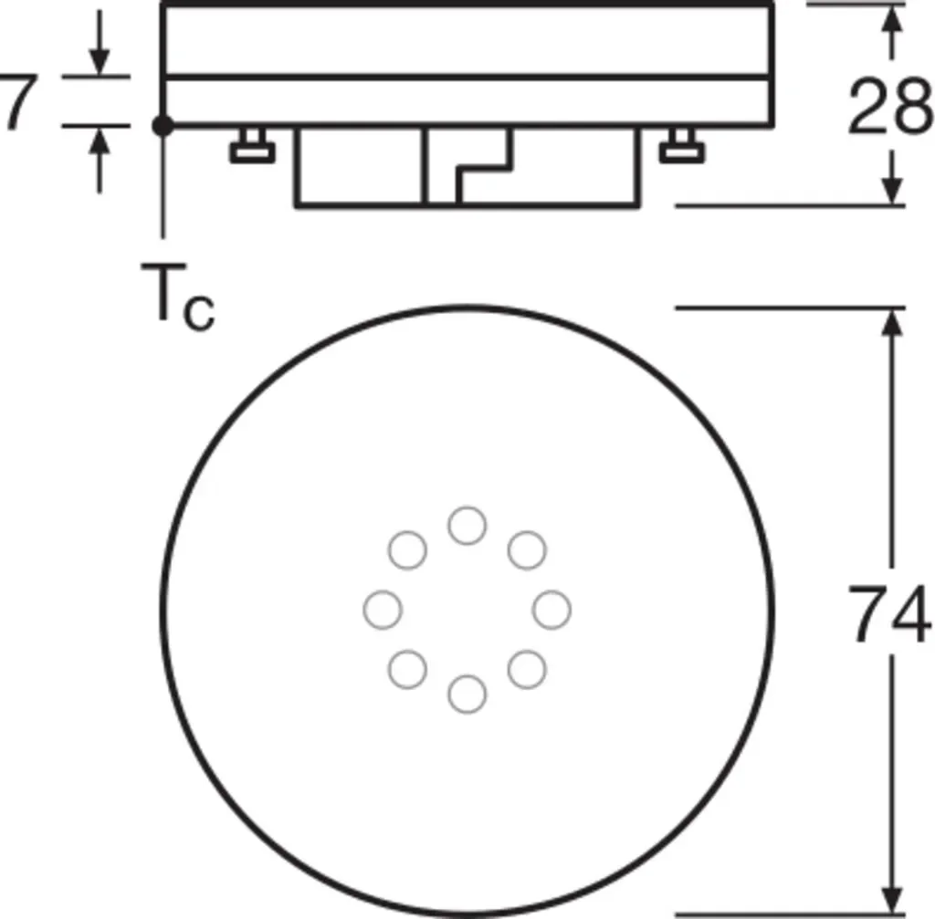 LEDVANCE GX53 LED 4.9W ersetzt 40W 470 lm 15000h kaltweiß