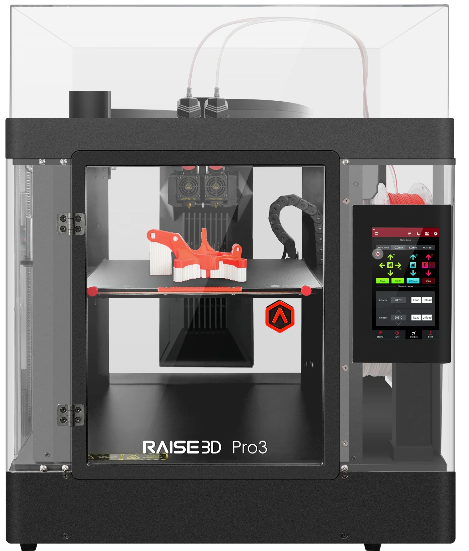 Raise3D Pro3 HS Dual-Extruder 3D-Drucker für Verbundwerkstoffe