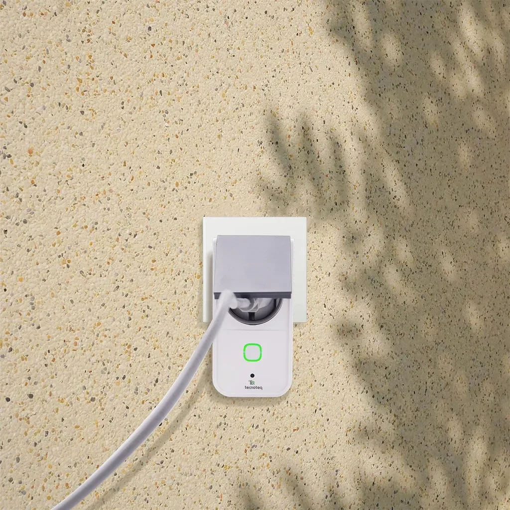 CASATIVO 2er Set WLAN Außensteckdosen IP44 Stromzähler Alexa Google