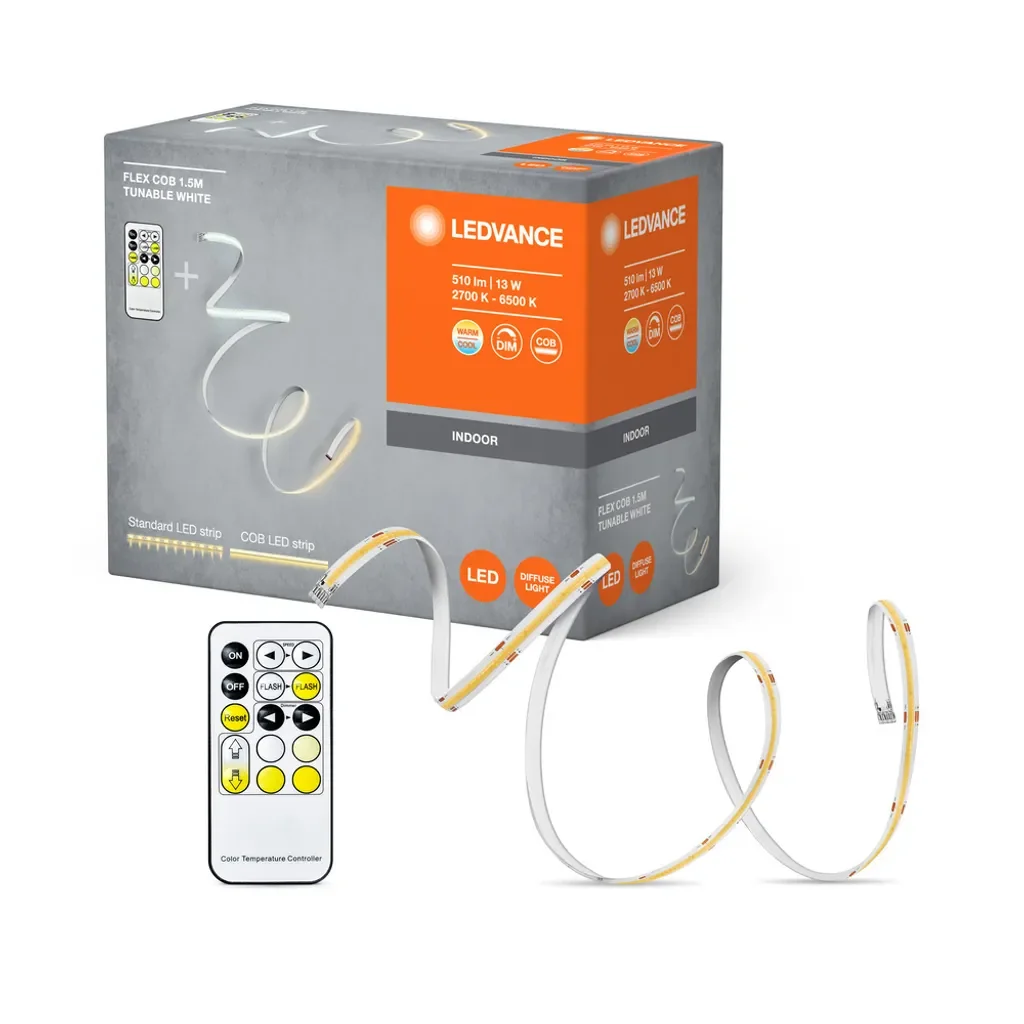 LEDVANCE LED Universal-Streifenleuchte Innen Weiß IP20 Silikon