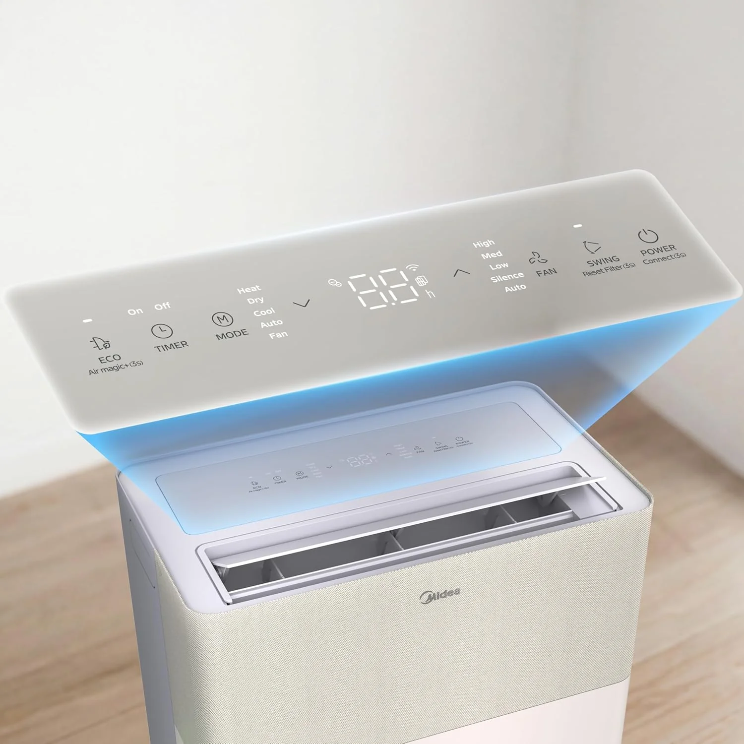 Midea PortaSplit-E Mobile Klimaanlage 12000 BTU 39 dB bis 42 qm